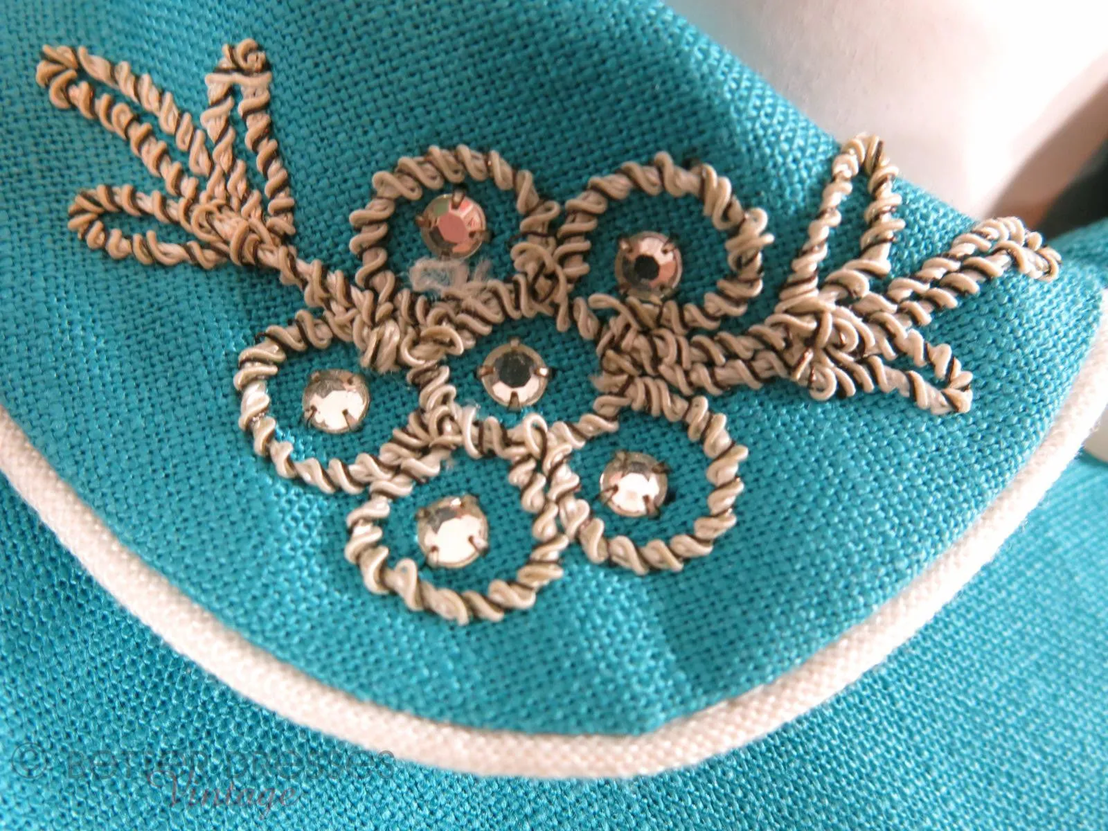 50s Skirt Suit in Turquoise Blue - xs, sm