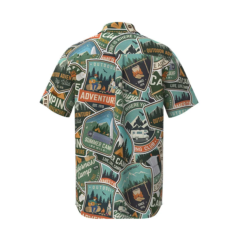 ADVENTURE SUMMER CAMP ALOHA SHIRT