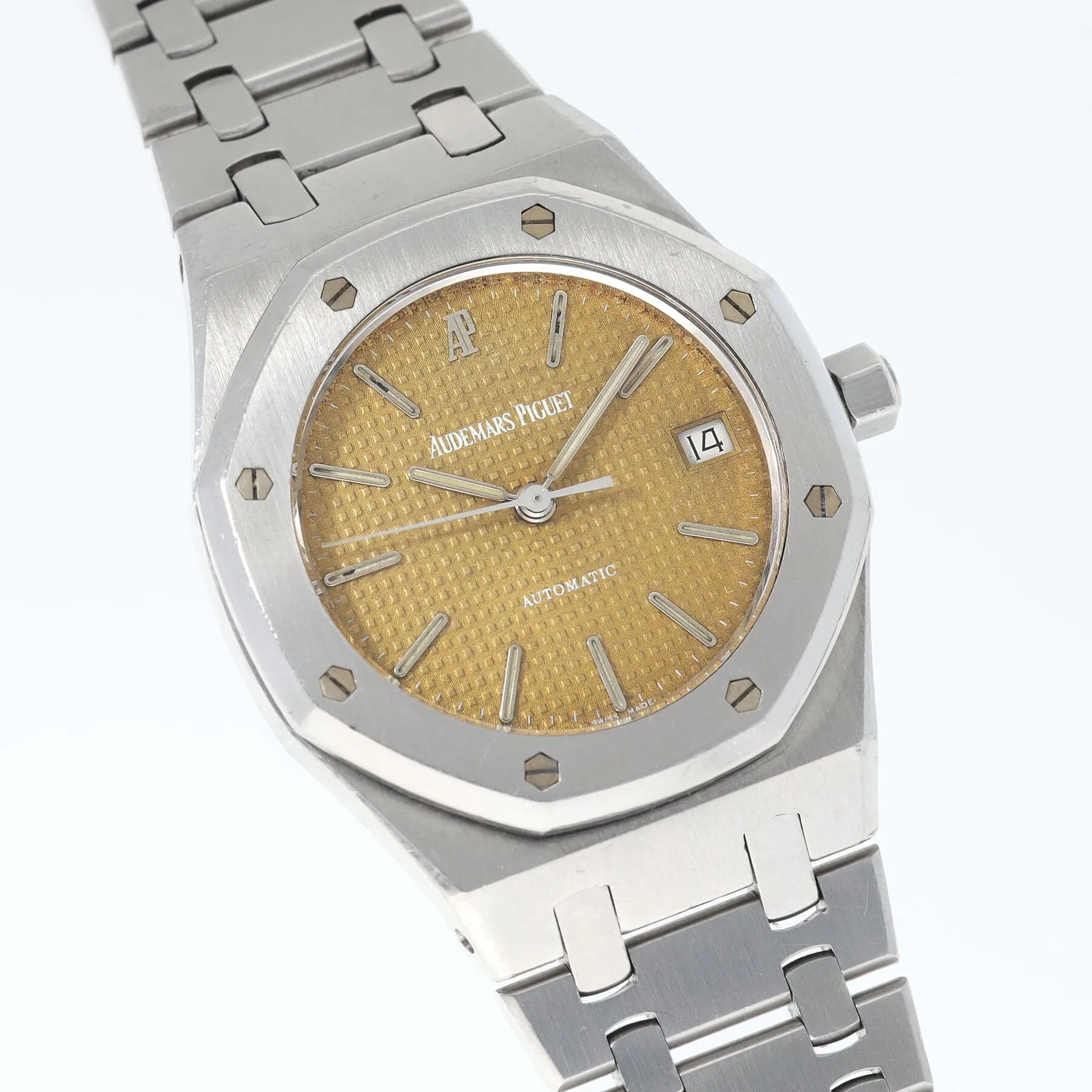 Audemars Piguet Royal Oak 14790ST Tropical dial with Original Guarantee Paper