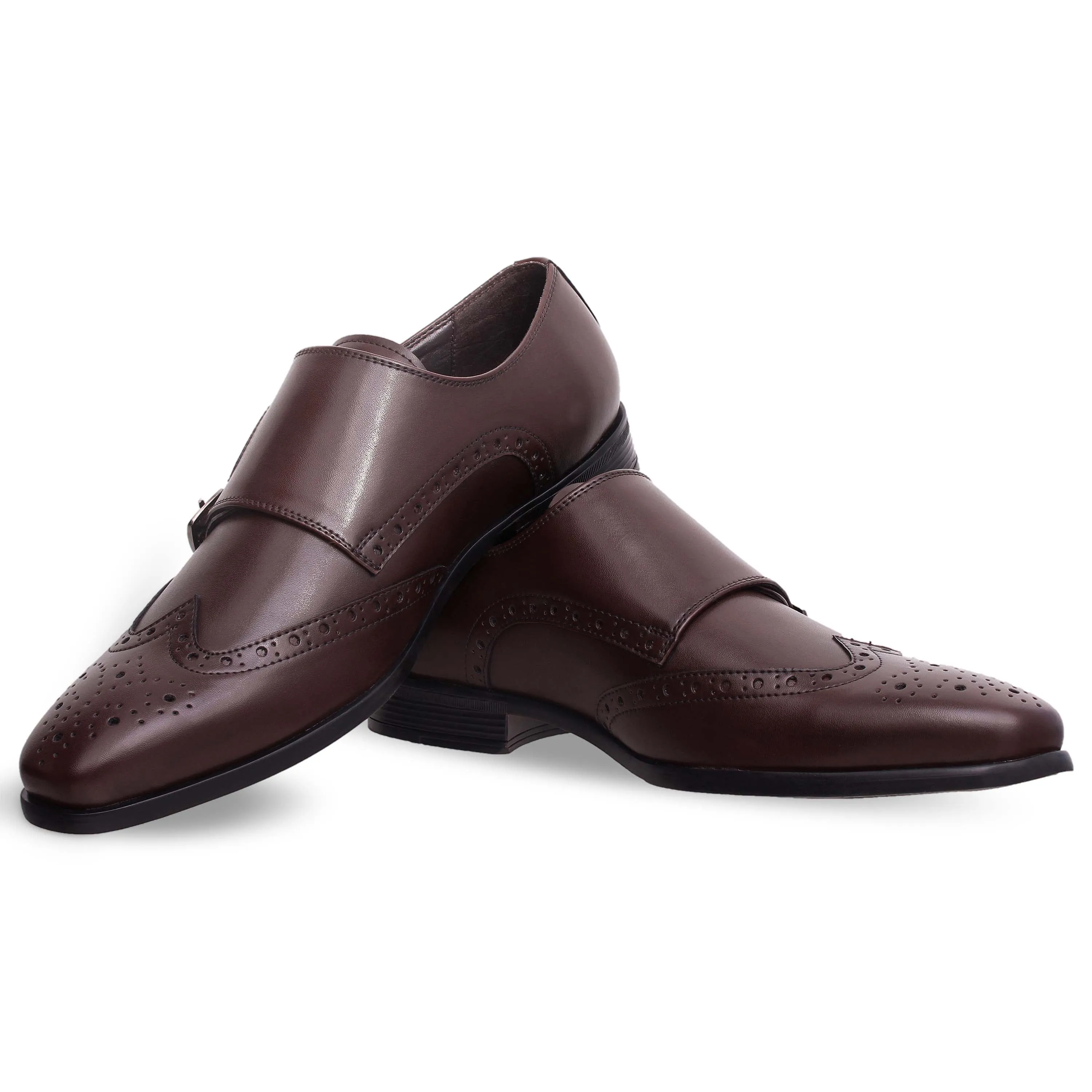 Brown Double Monk Brogues