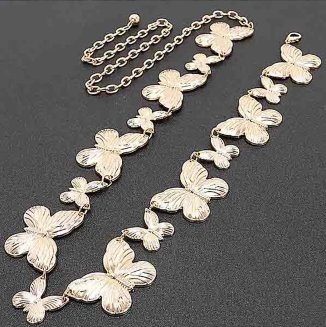 Butterfly Chain Belt
