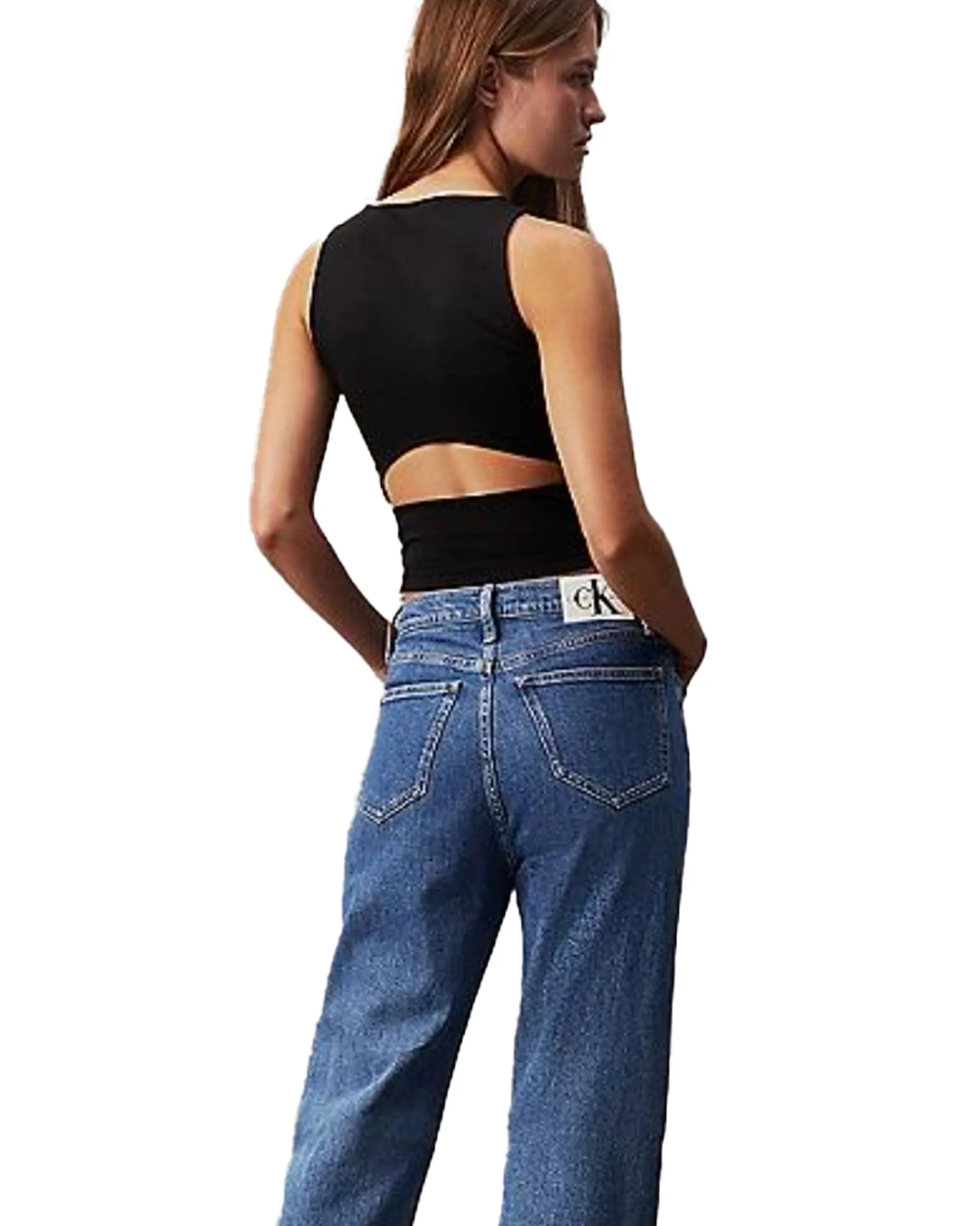 Calvin Klein Archival Milano Top Nero