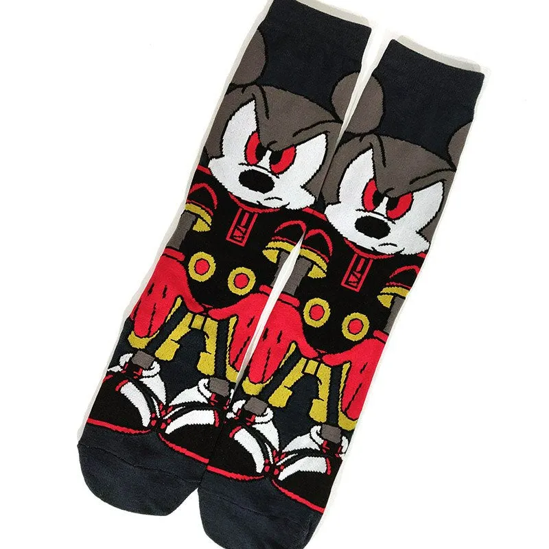 Cartoon Printed Casual Street Style Socks Set