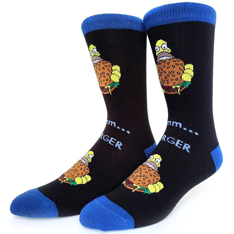 Cartoon Printed Casual Street Style Socks Set