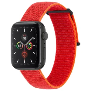 CASE-MATE  38-40mm Apple Watch Nylon Band for Series 1-8 & SE -  Reflective Neon Orange  (Apple Watch sold separately)