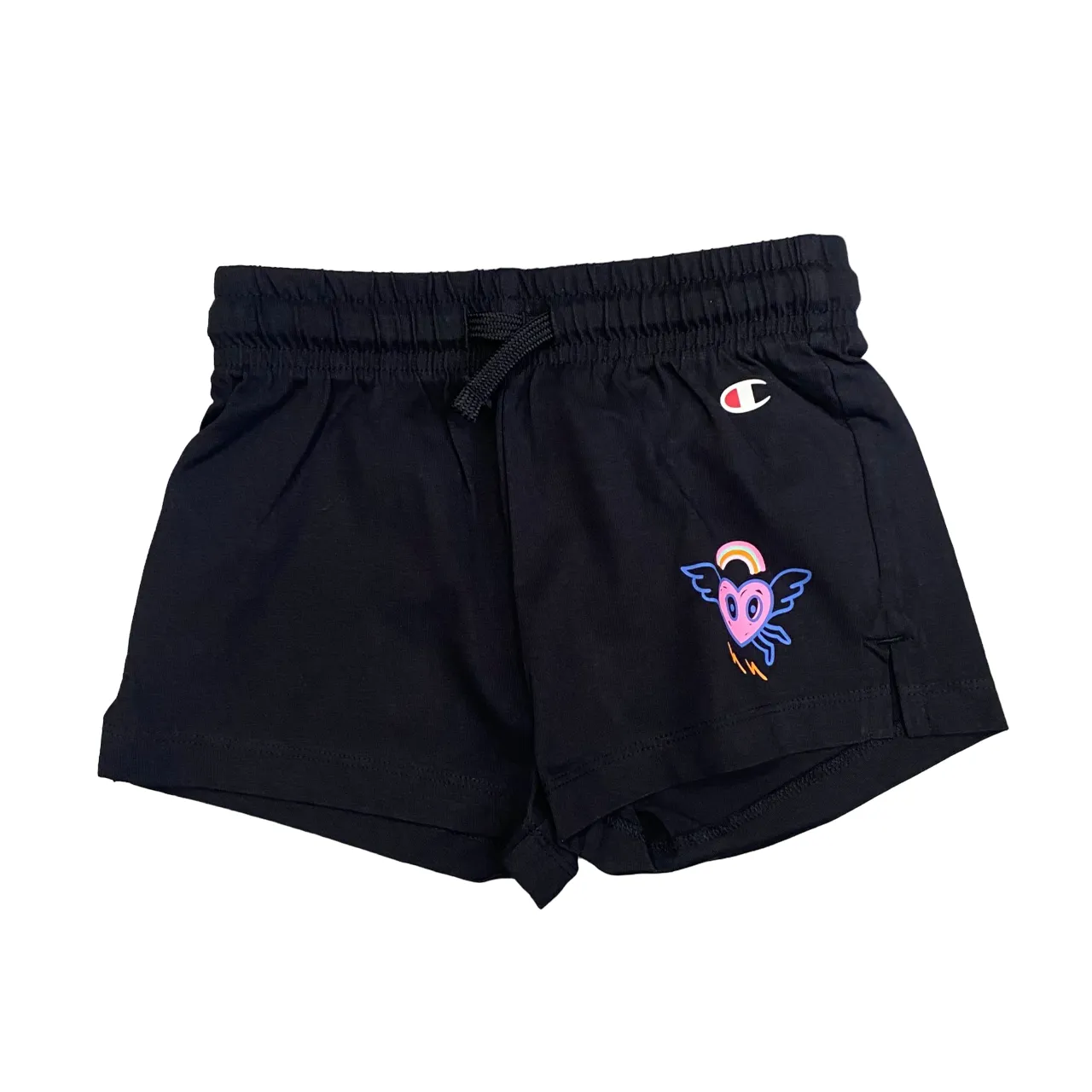 Champion girl's set with tank top and shorts 404931 KK001 black