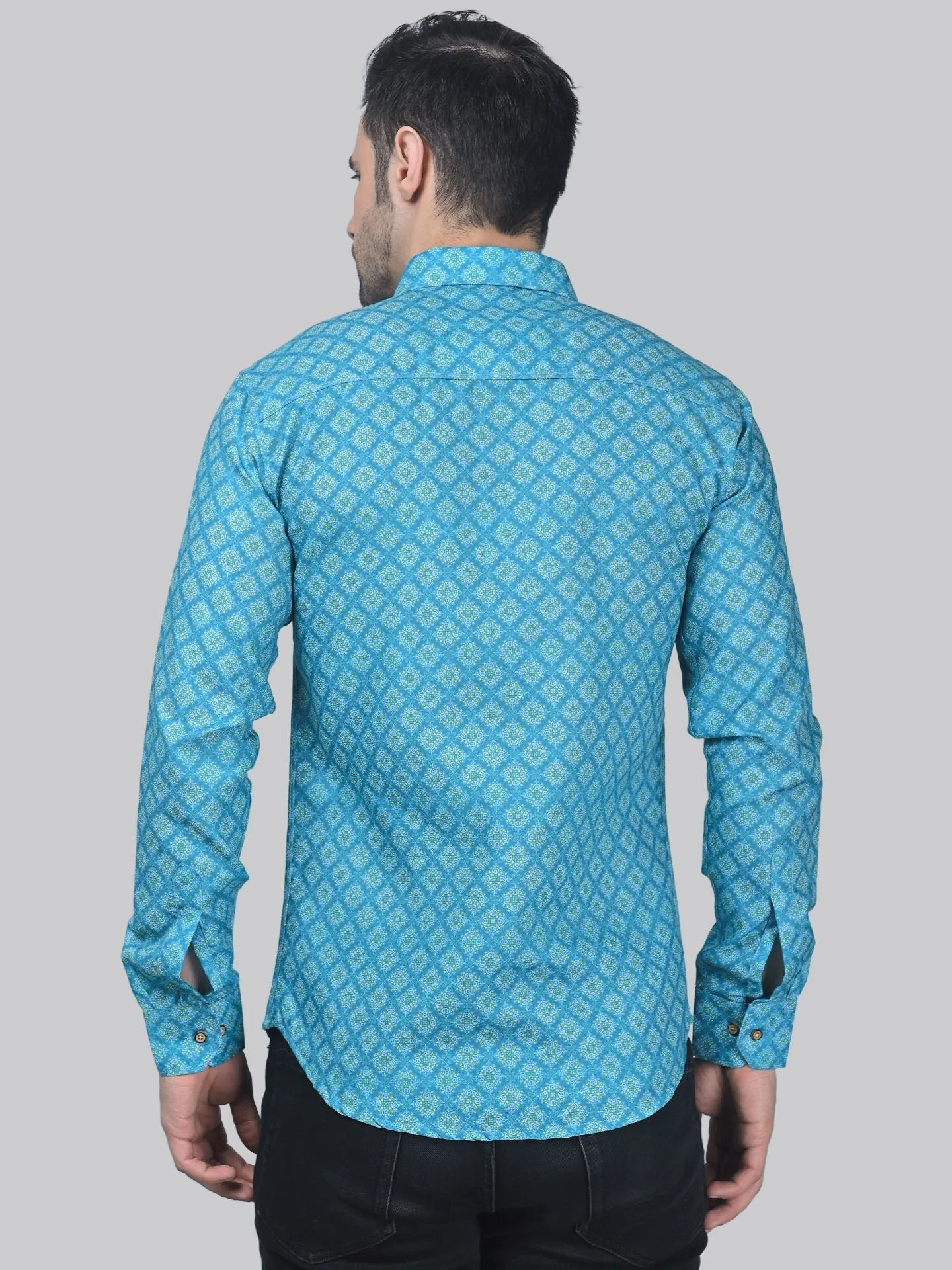 City-sleek Men's Printed  Shirt