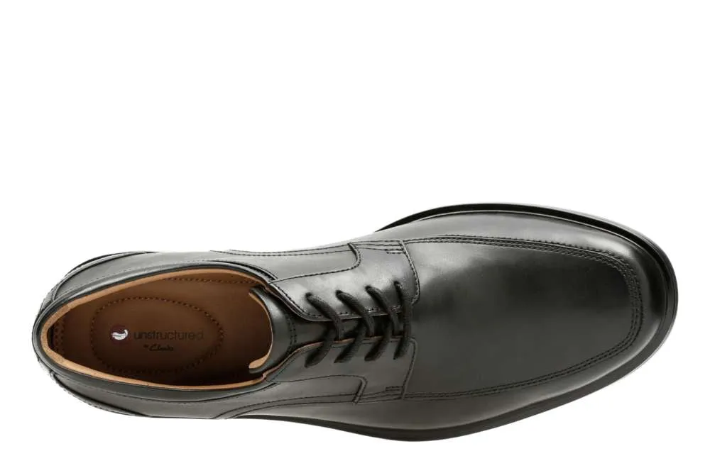 Clarks Mans Shoe Unaldric Park Black