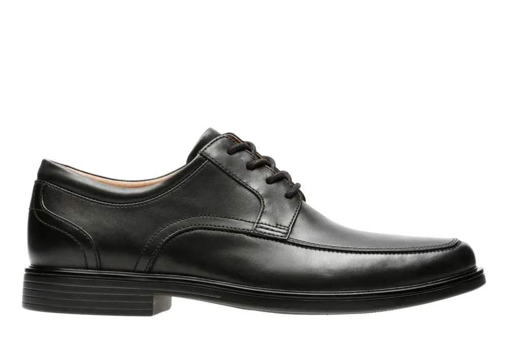 Clarks Mans Shoe Unaldric Park Black