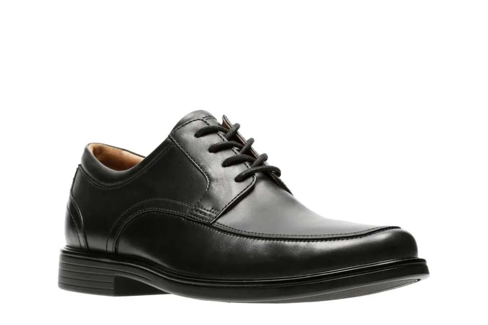 Clarks Mans Shoe Unaldric Park Black