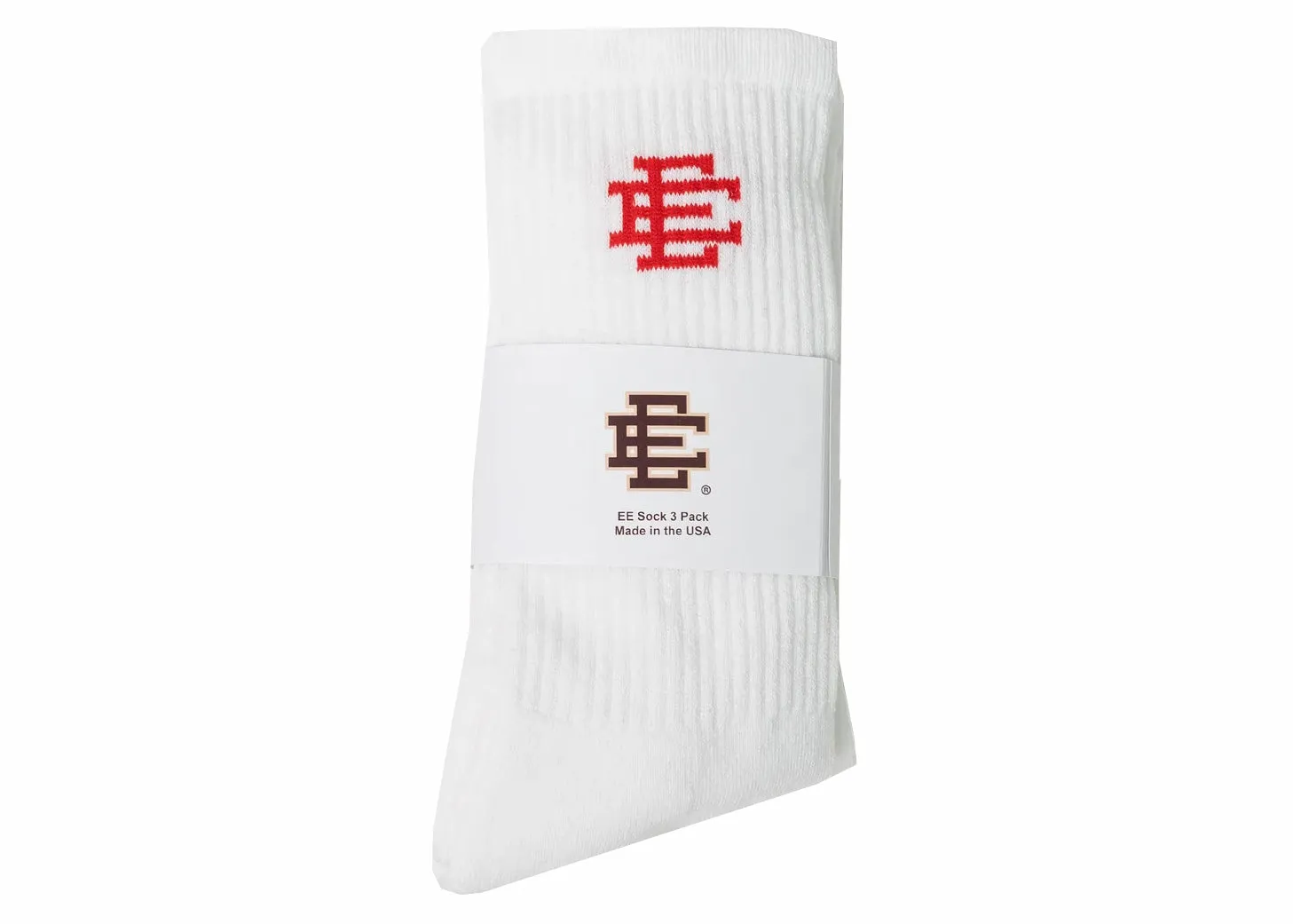 Eric Emanuel EE Socks White/Red