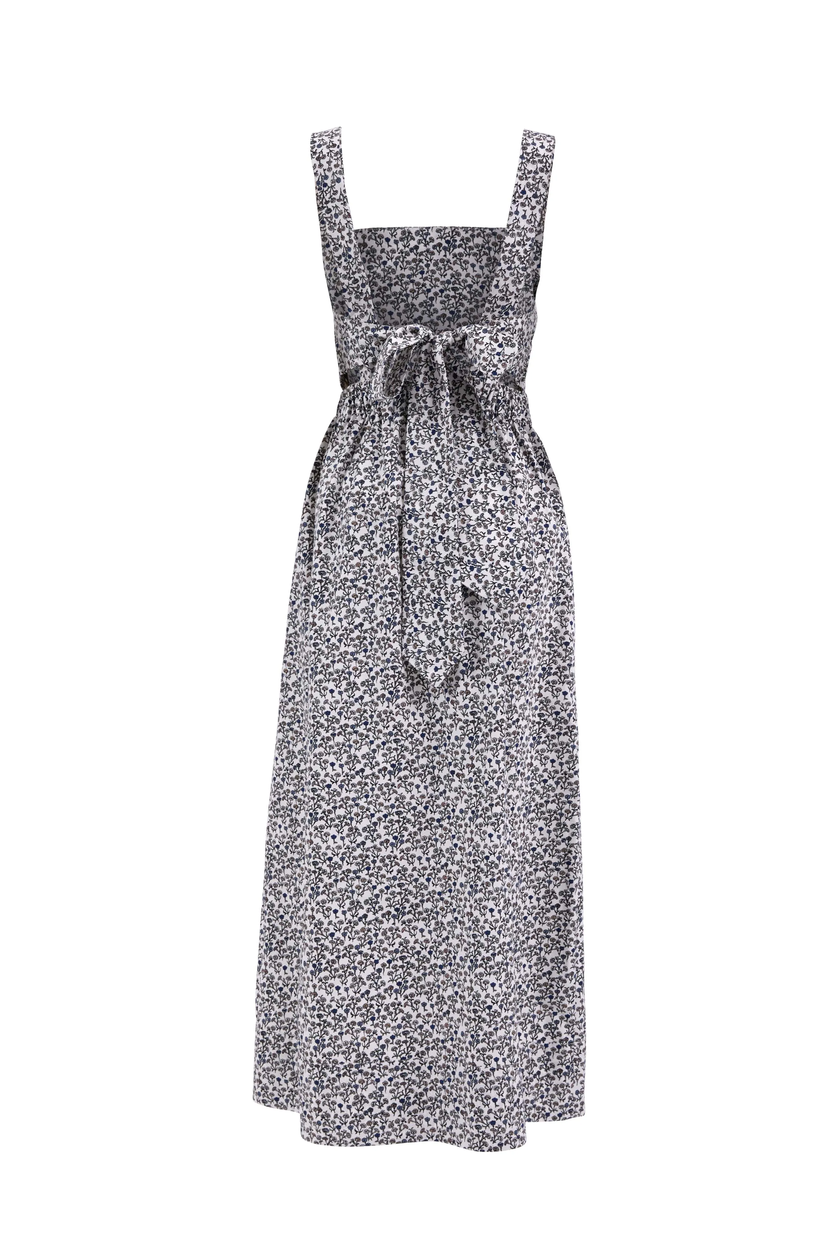 Farah Retro Ditsy Print Carnation Dress