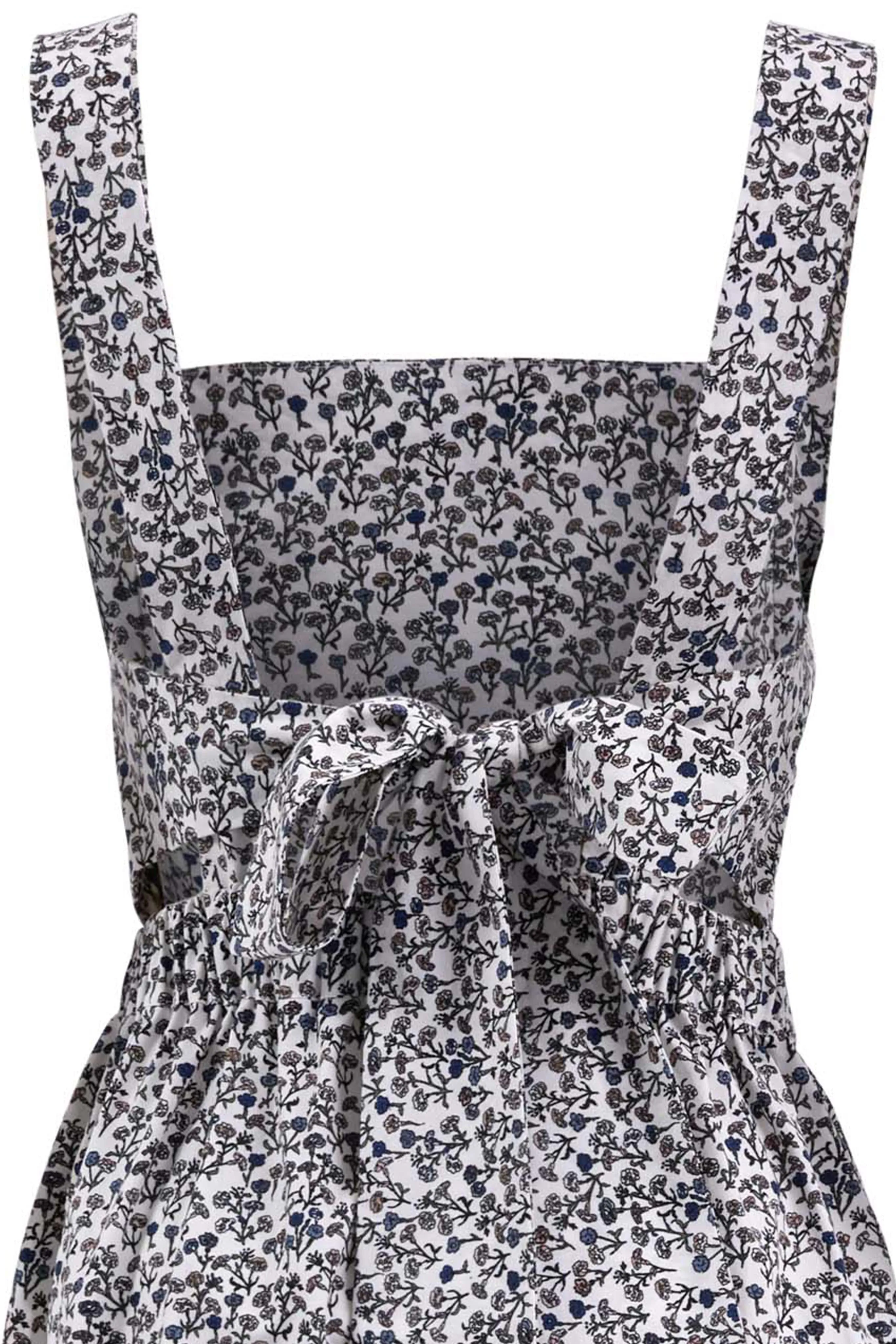 Farah Retro Ditsy Print Carnation Dress