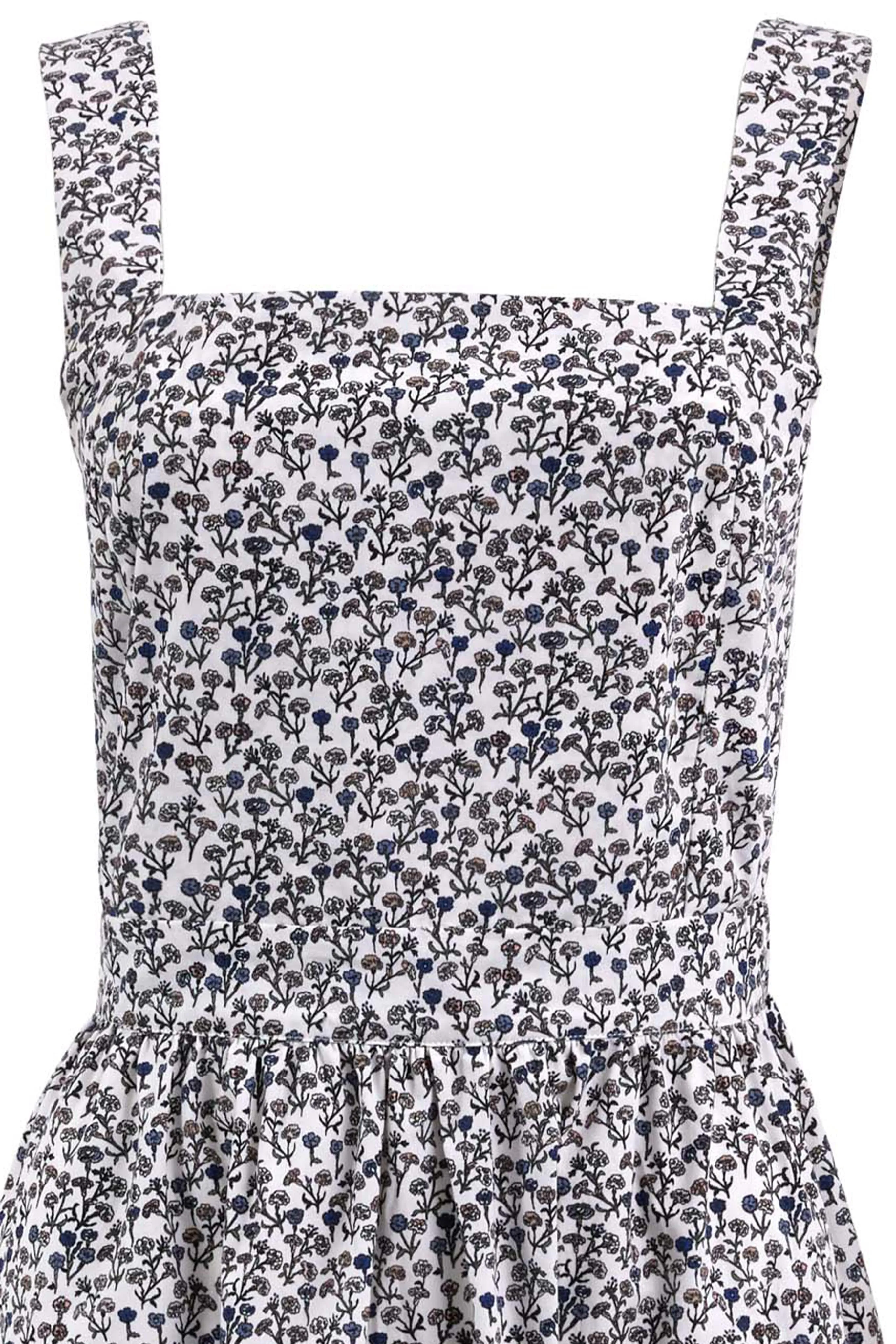 Farah Retro Ditsy Print Carnation Dress