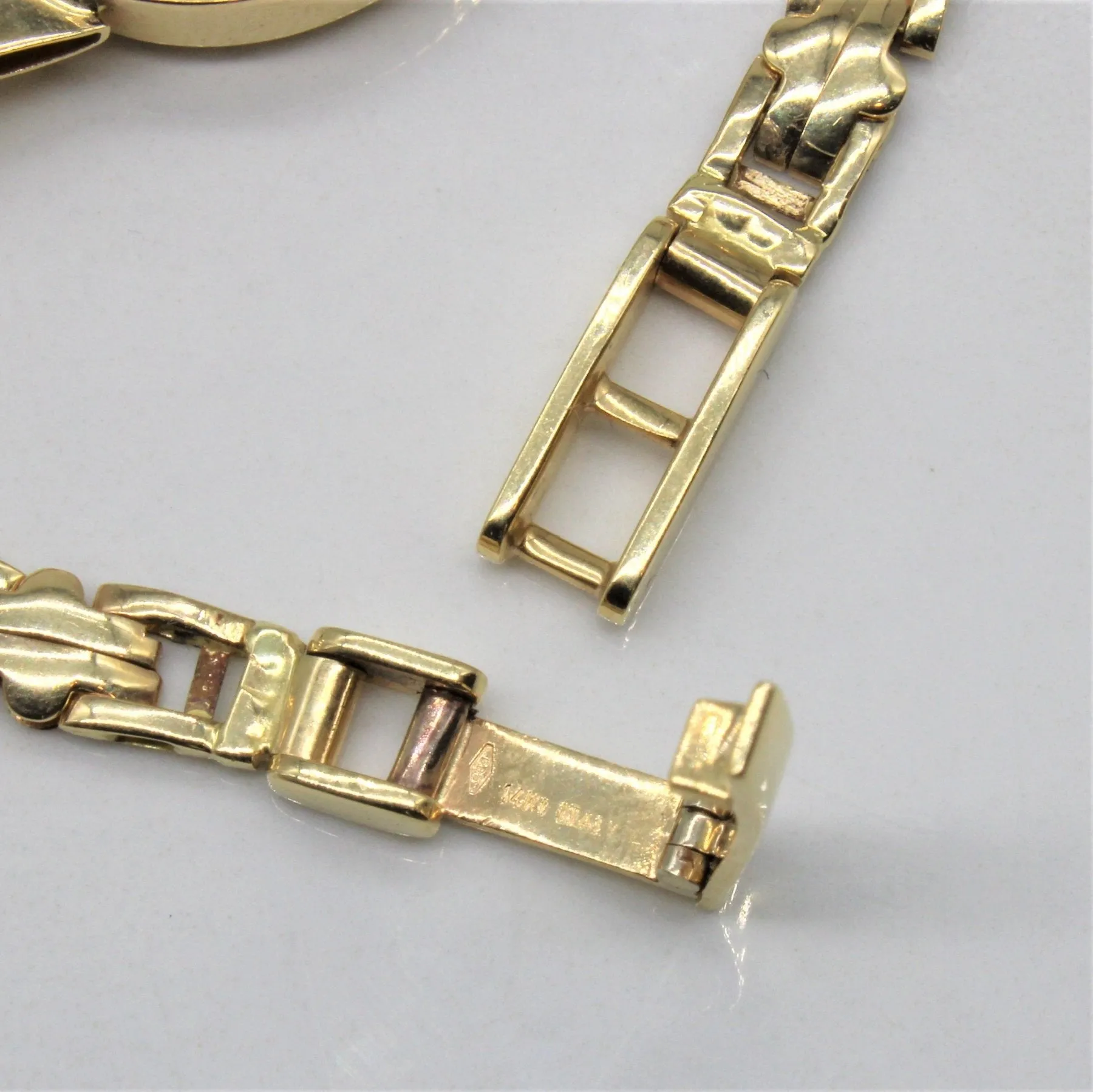 'Geneve' Tri Tone Watch | 7" |