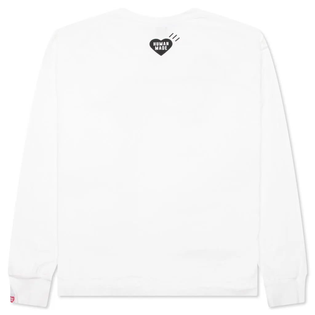 Graphic L/S T-Shirt #2 - White