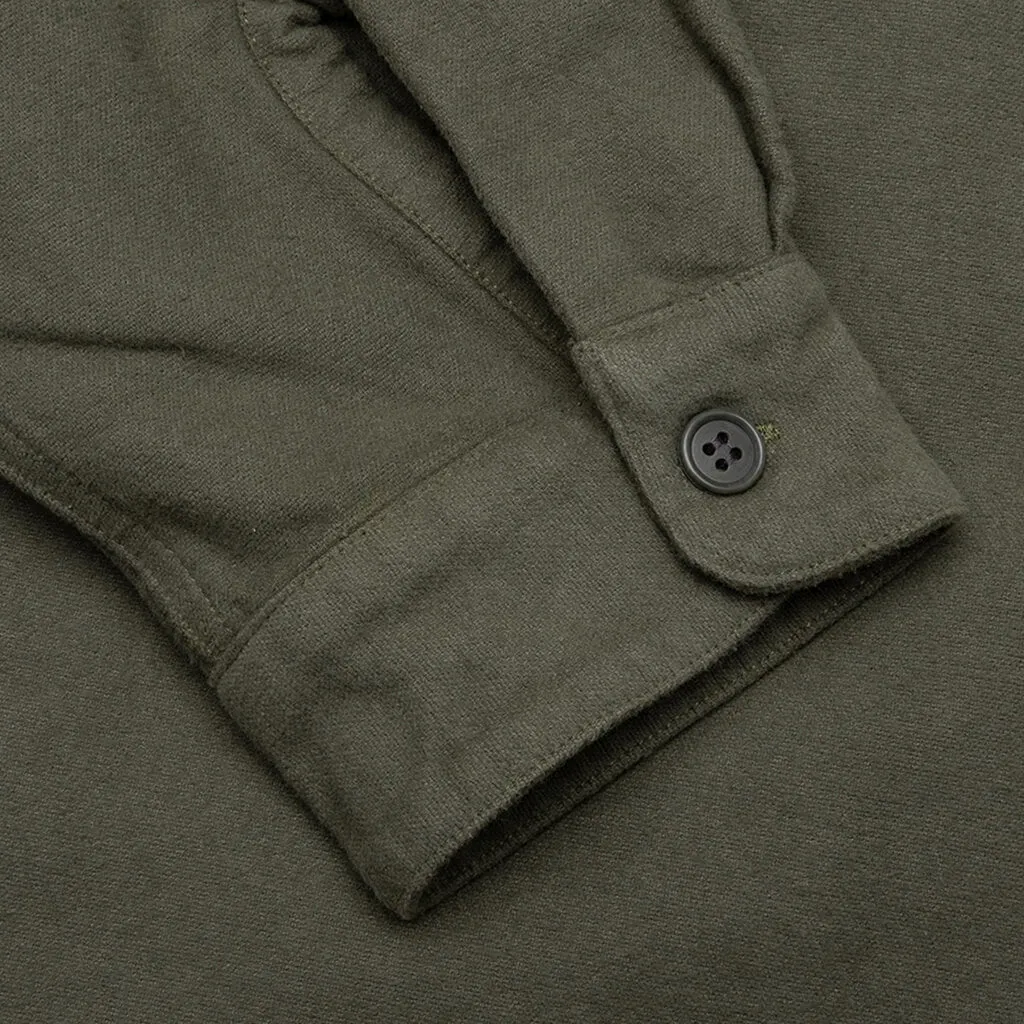 Hemi Oversized Shirt Solid - Olive
