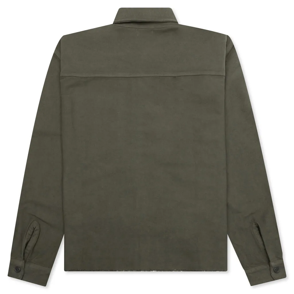 Hemi Oversized Shirt Solid - Olive