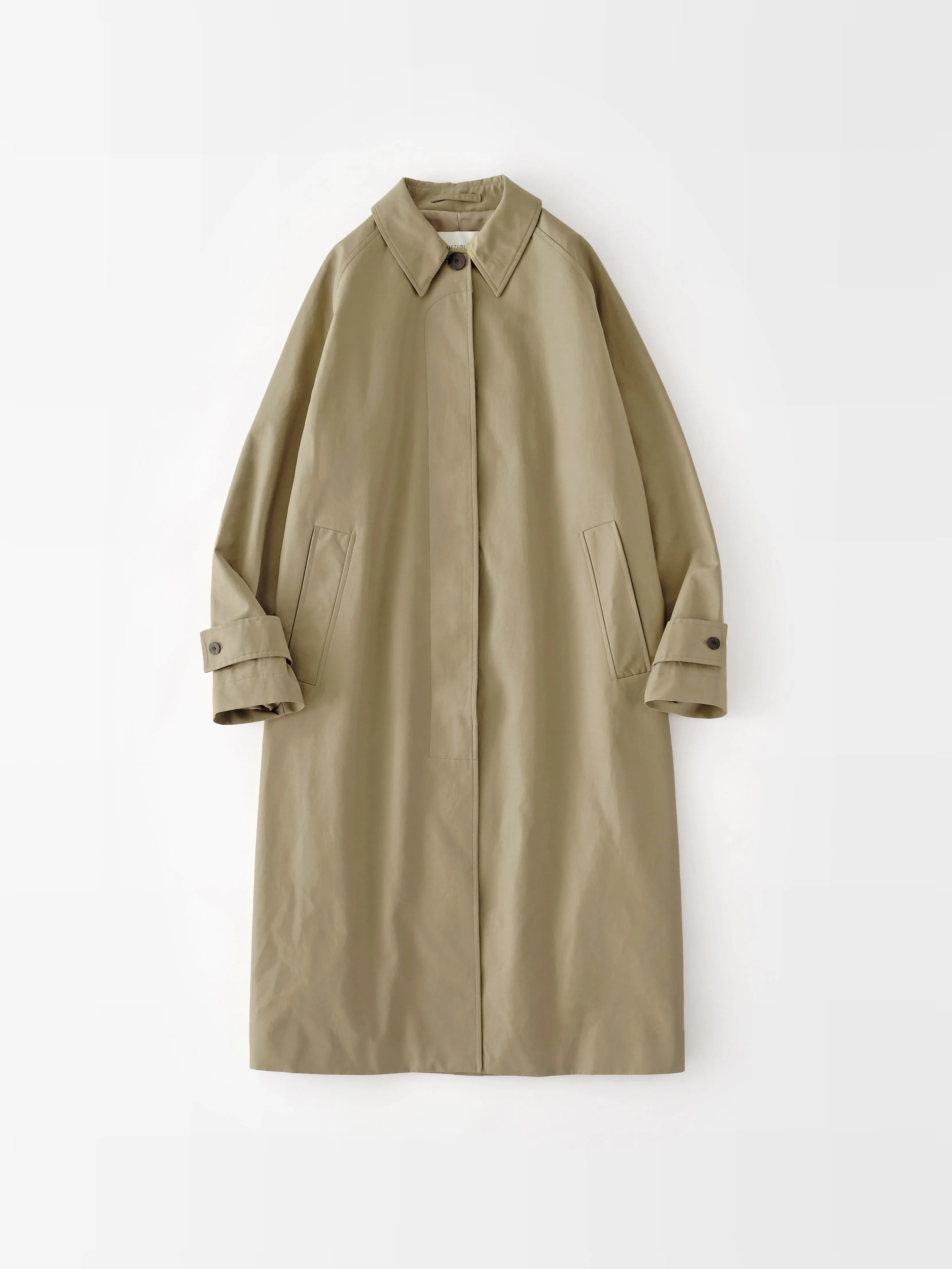 Holin Coated Cotton Coat in Birch