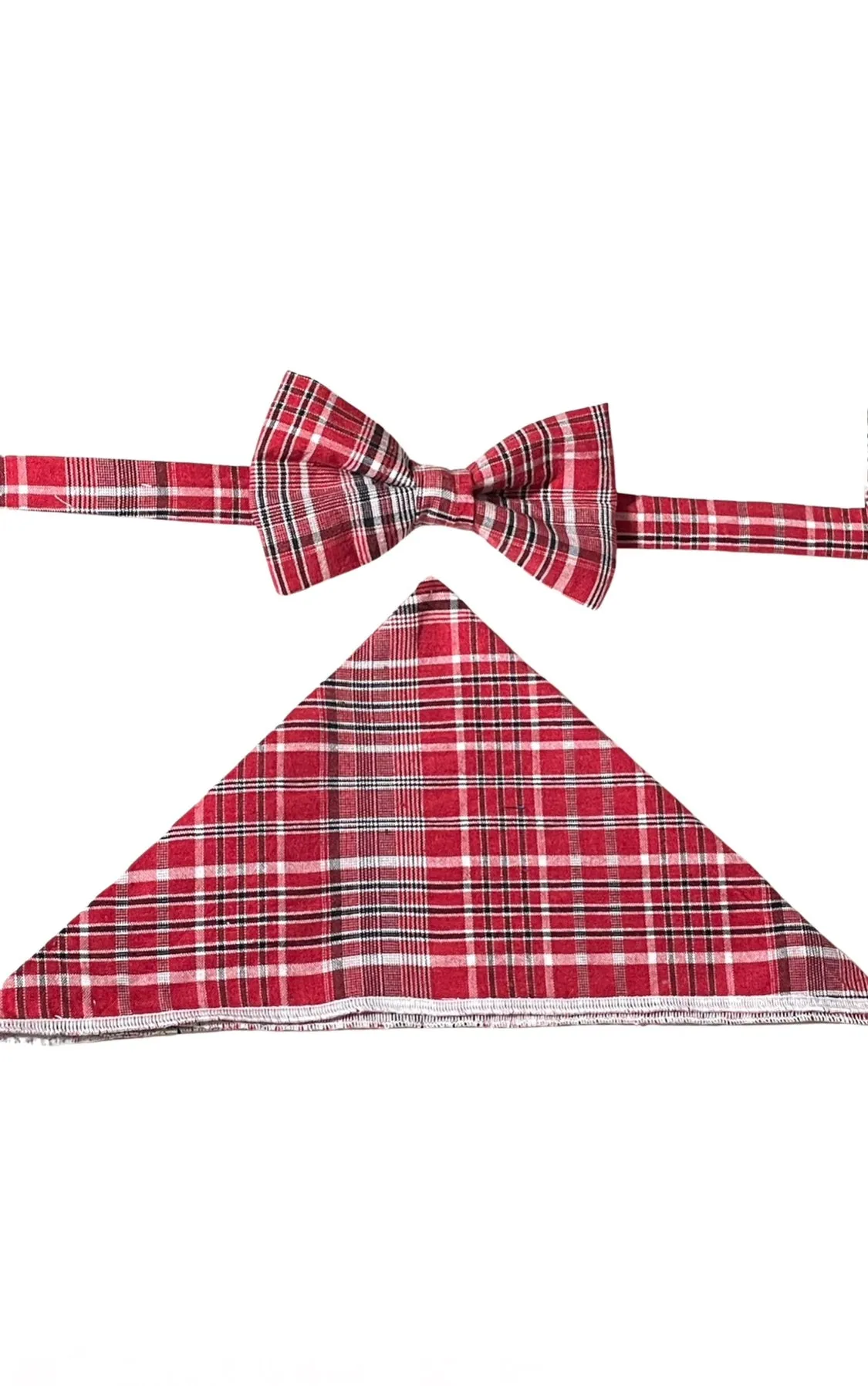 Jamaican Bandana Bow Tie and Pocket Square