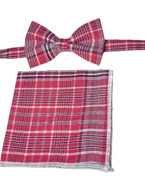Jamaican Bandana Bow Tie and Pocket Square