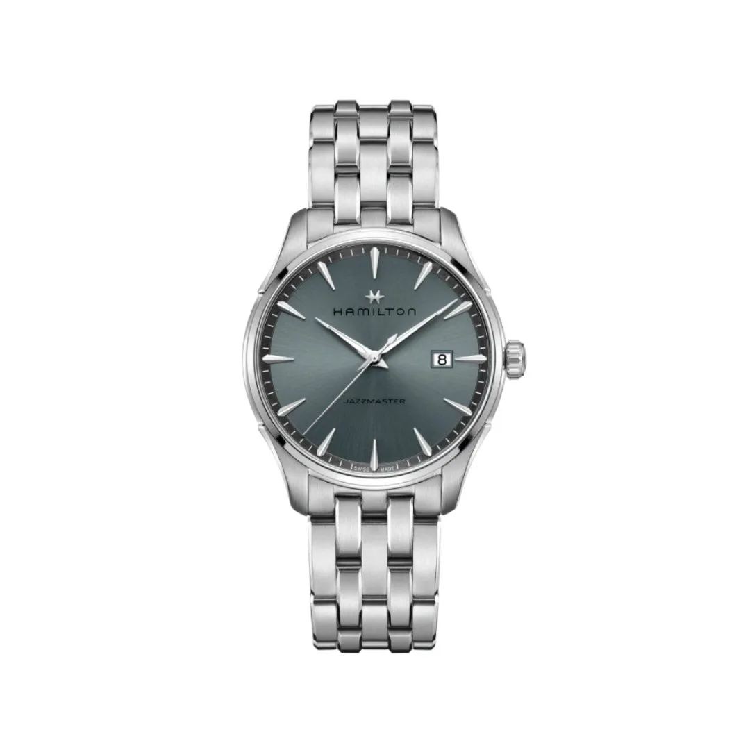 Jazzmaster Quartz 40 Mm Blue Dial