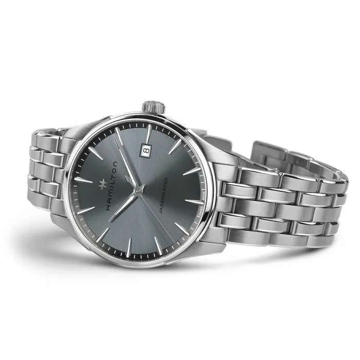 Jazzmaster Quartz 40 Mm Blue Dial