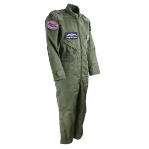 Kids Top Gun Olive Green Flight Suit