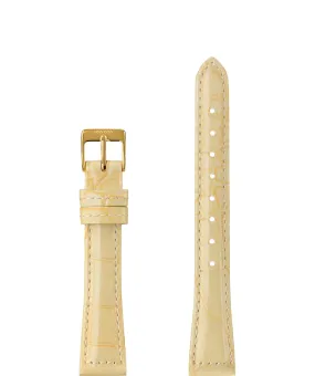 Leather Watch Strap Glossy Croco E3.1465.M
