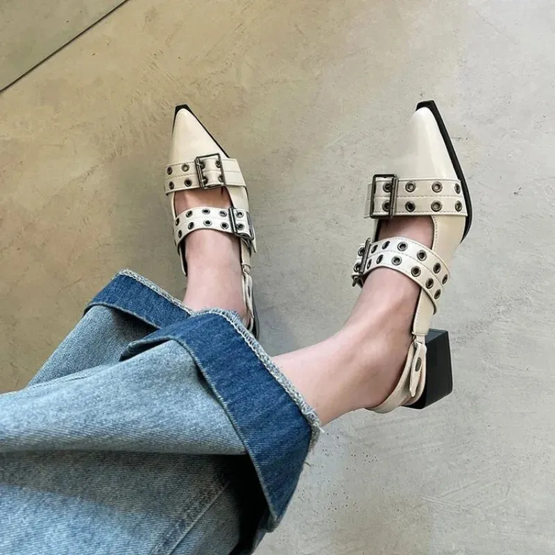 Mary Jane Leather Shoes