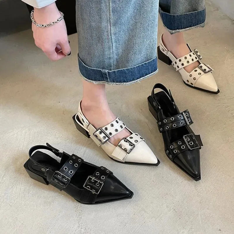 Mary Jane Leather Shoes