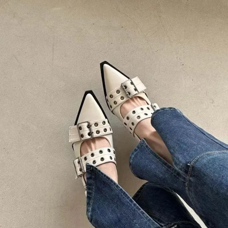 Mary Jane Leather Shoes