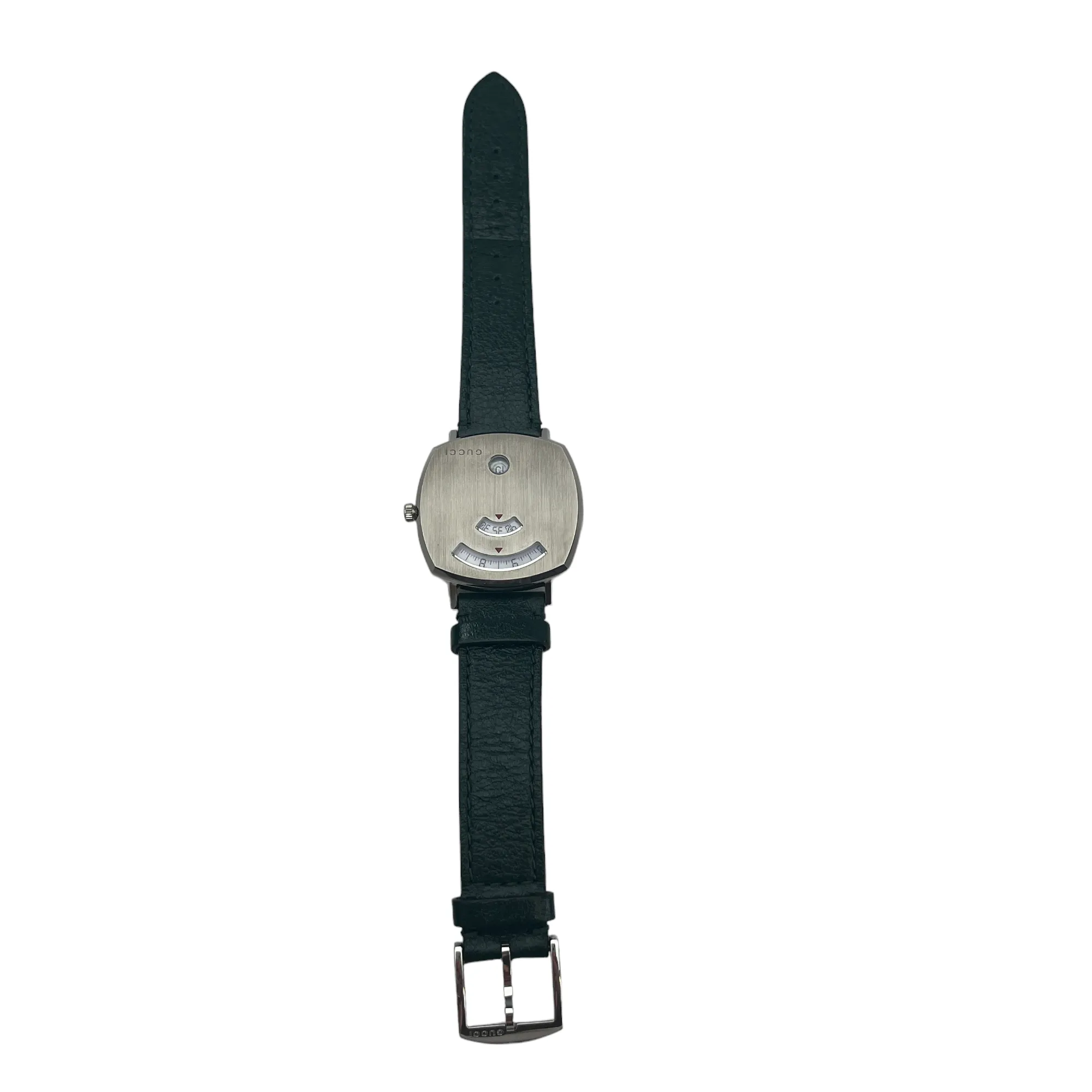 Men's Grip Stainless Steel Green Leather Watch Green