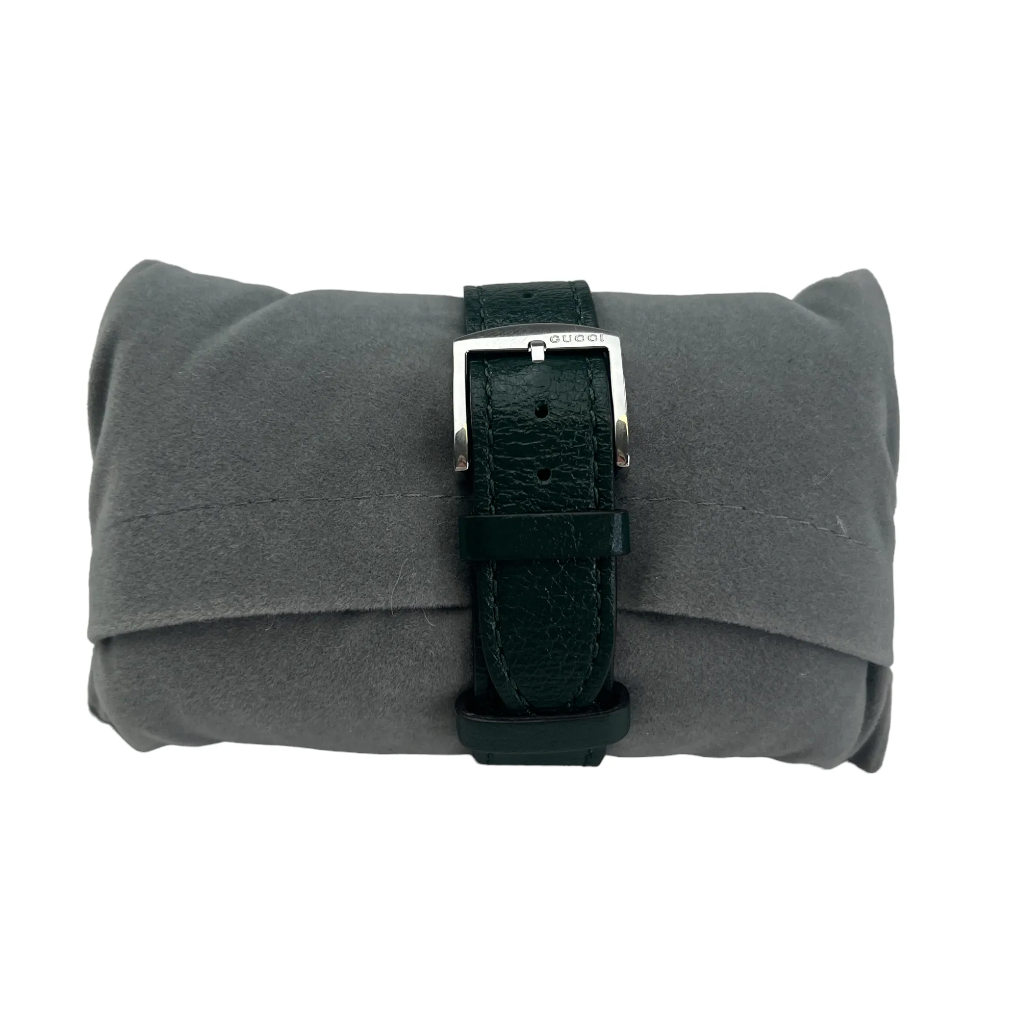 Men's Grip Stainless Steel Green Leather Watch Green