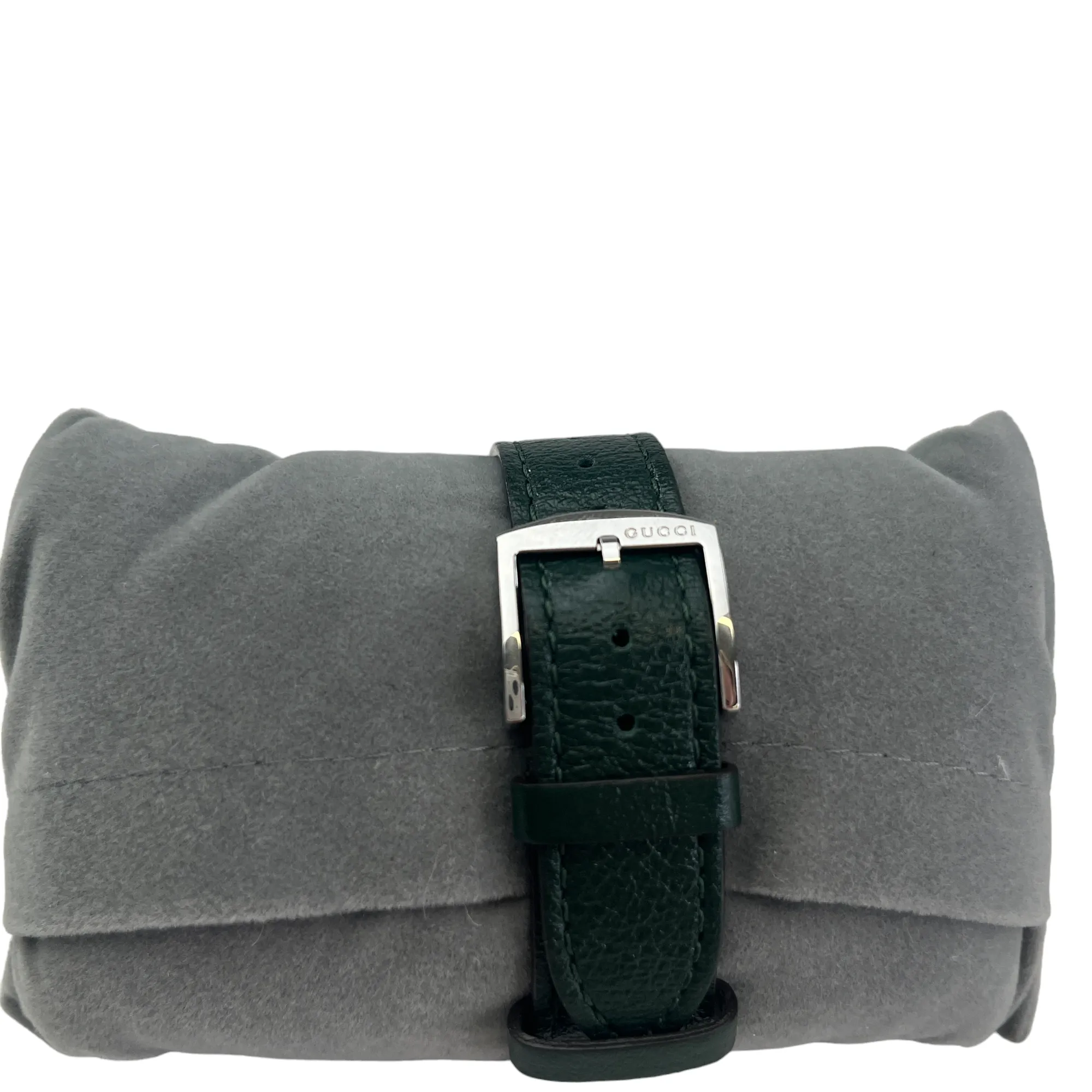 Men's Grip Stainless Steel Green Leather Watch Green