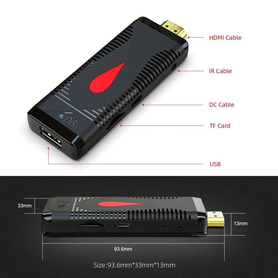 Smart Android 10.0 X96 S400 Mini TV Stick - High Performance Smart TV Box