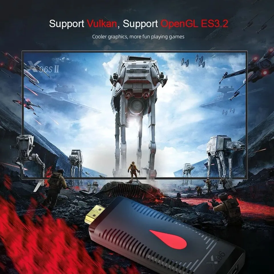 Smart Android 10.0 X96 S400 Mini TV Stick - High Performance Smart TV Box