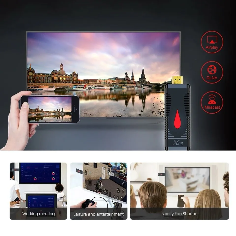 Smart Android 10.0 X96 S400 Mini TV Stick - High Performance Smart TV Box