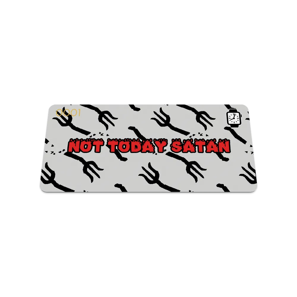 Not Today Satan Watch Band