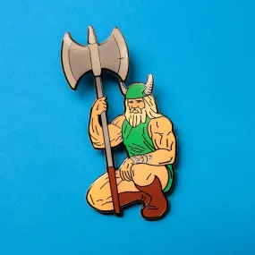 Official SEGA Golden Axe Gilius Thunderhead Pin Badge