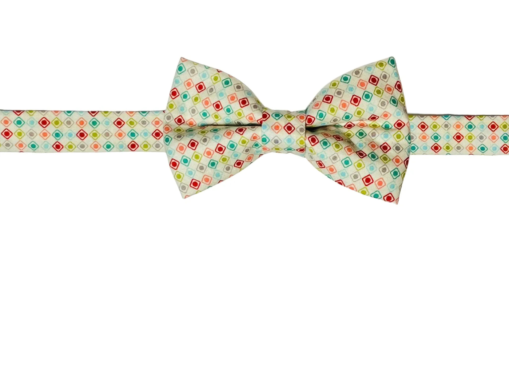 Orange Dots Bow Tie
