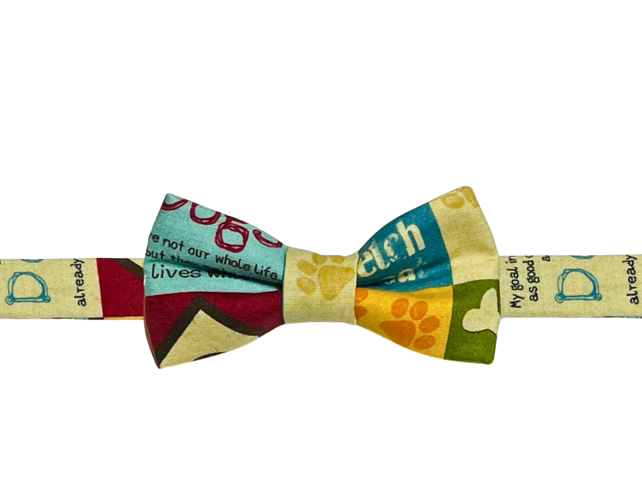 Orange Dots Bow Tie