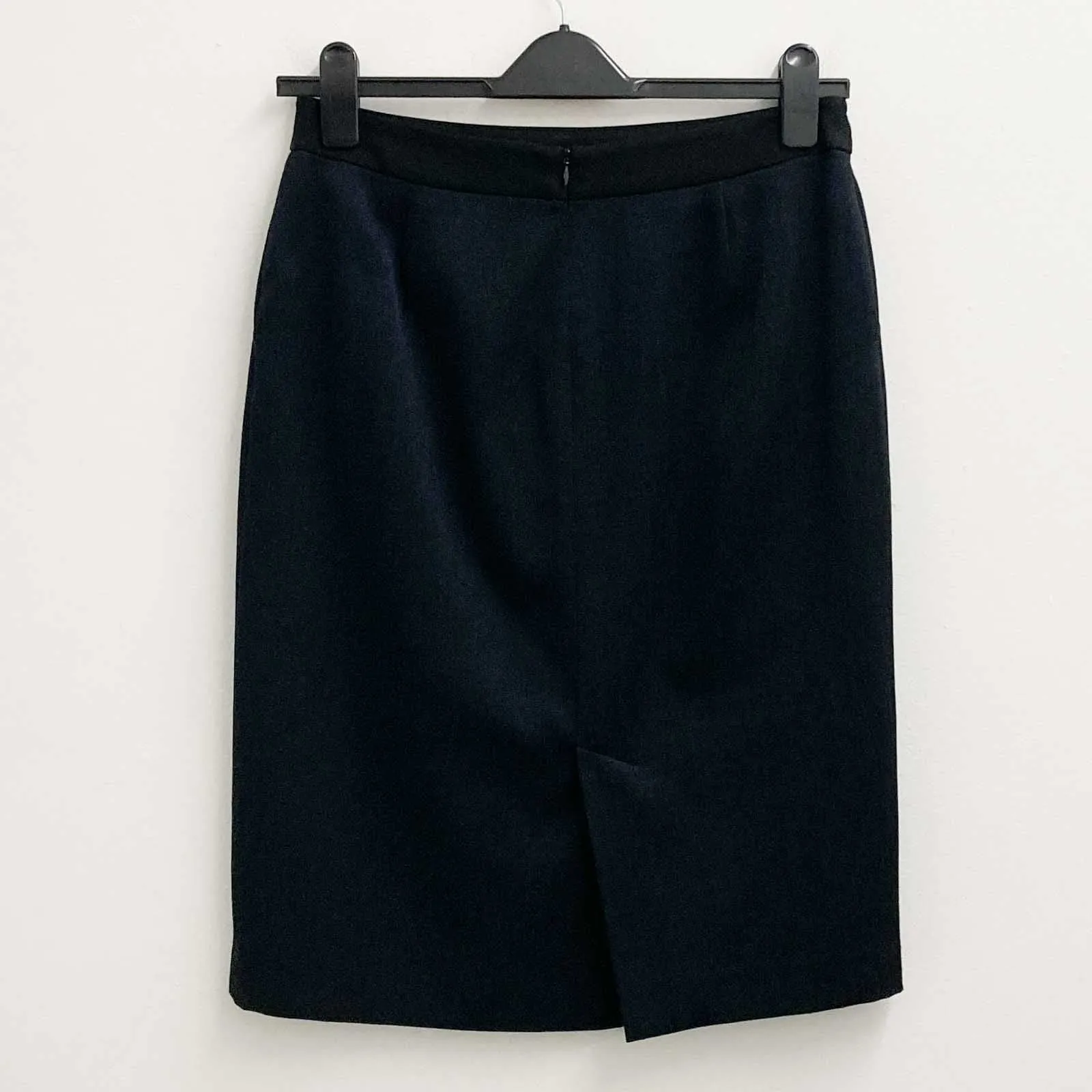 Papaya Skirt Jacket Suit Size 12 Dark Navy Black