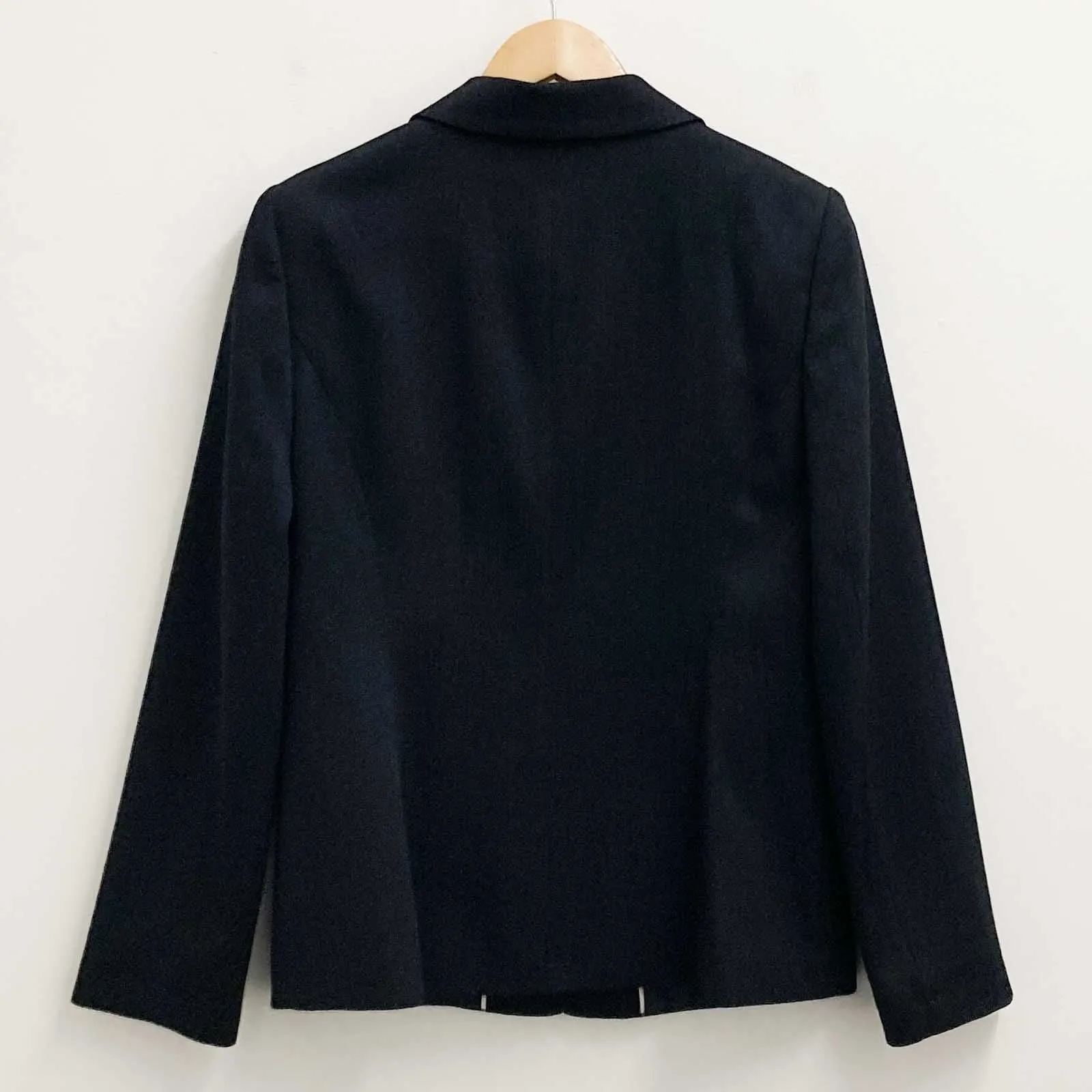 Papaya Skirt Jacket Suit Size 12 Dark Navy Black