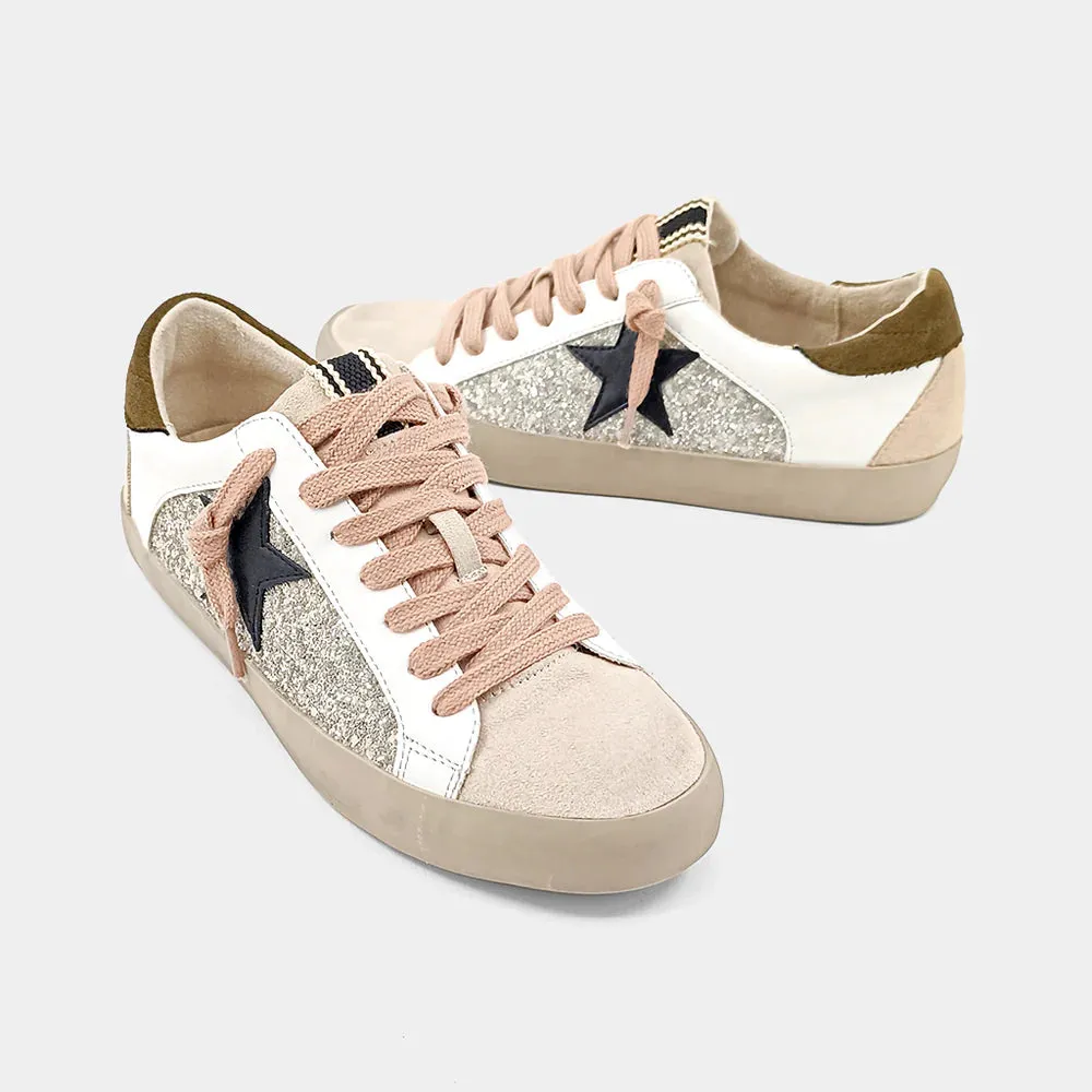 Paula Sneakers by Shu Shop - Pearl Glitter - PREORDER