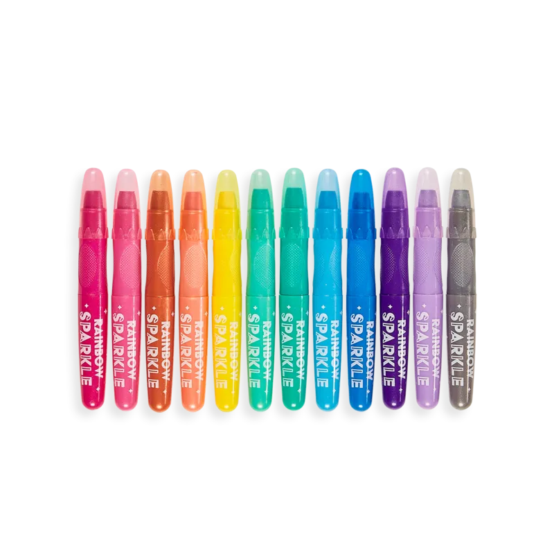 Rainbow Sparkle Watercolor Gel Crayons