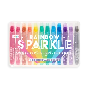 Rainbow Sparkle Watercolor Gel Crayons