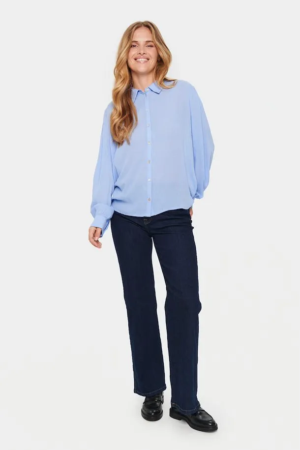 Saint Tropez Alba Shirt In Hydrangia Blue