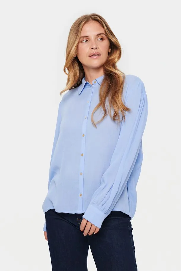 Saint Tropez Alba Shirt In Hydrangia Blue