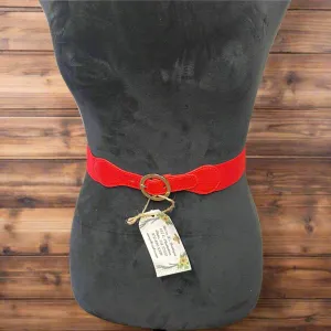 Skinny Circle Ring Elastic Belt 29" x 1.5"